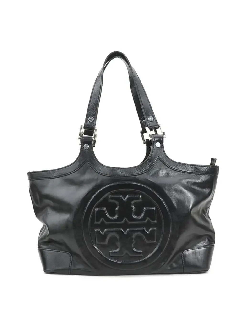 Auth Tory Burch Handbag Black Leather #293863T11B